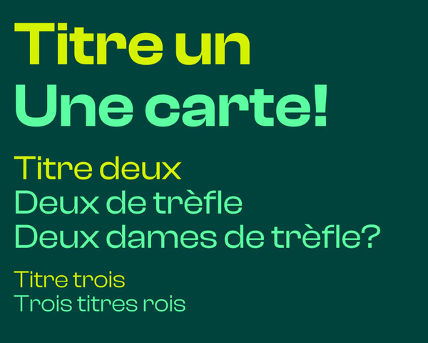 Une composition pour illustrer une typographie. La fonte est large. Les ouvertures contrastent avec les traits gras. Les glyphes semblent presque carrés, mais sont définitivement plus arrondi. Les terminaisons sont droites.